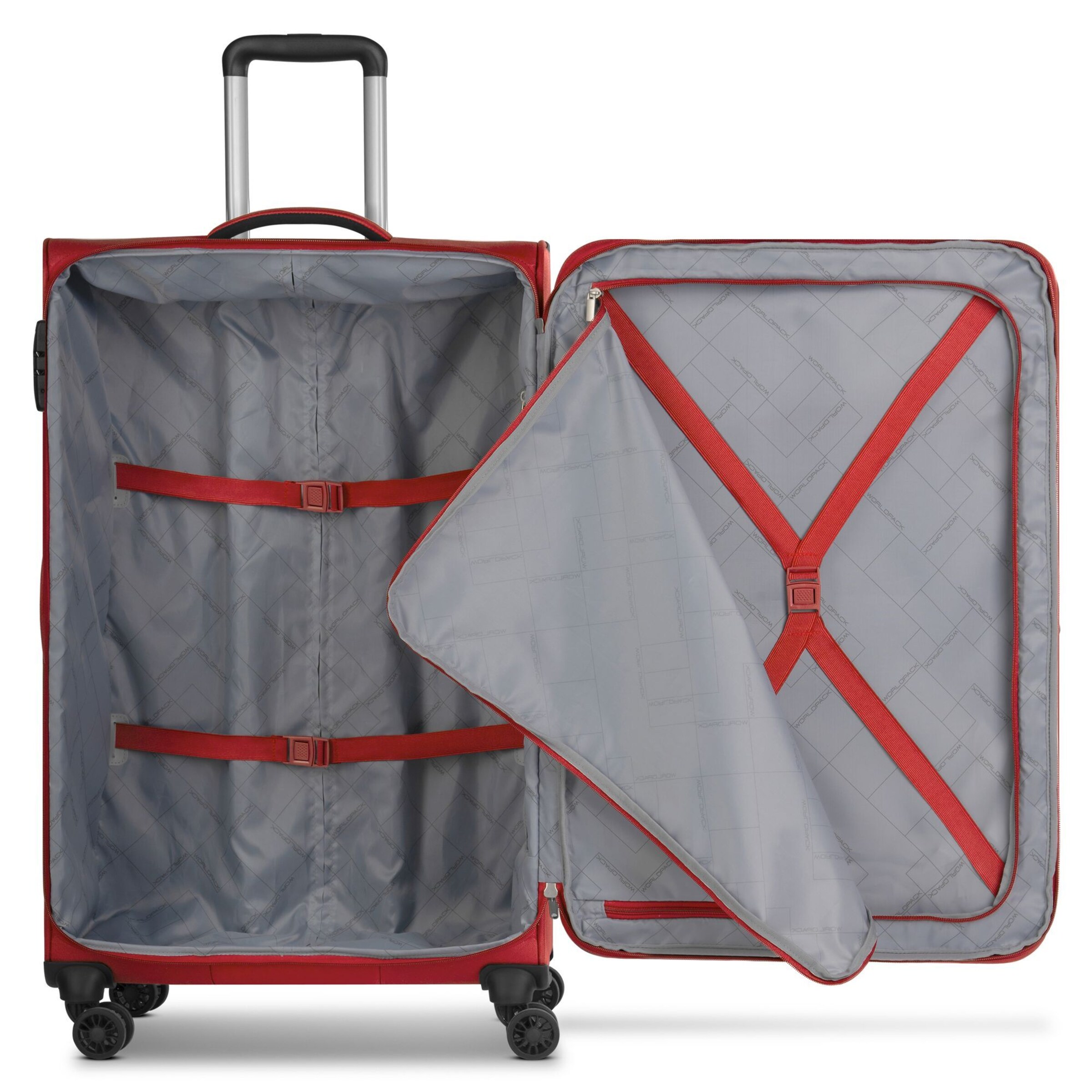 Valisette 'Chicago' Worldpack en rouge