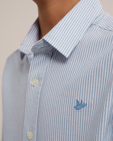 WE Fashion - Regular Fit Camisa em azul