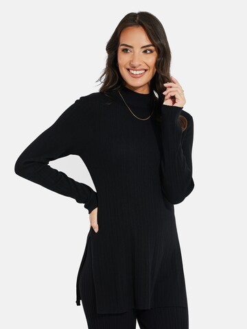 Threadbare Sweater 'Brad' in Black: front