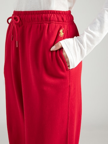 Effilé Pantalon Polo Ralph Lauren en rouge