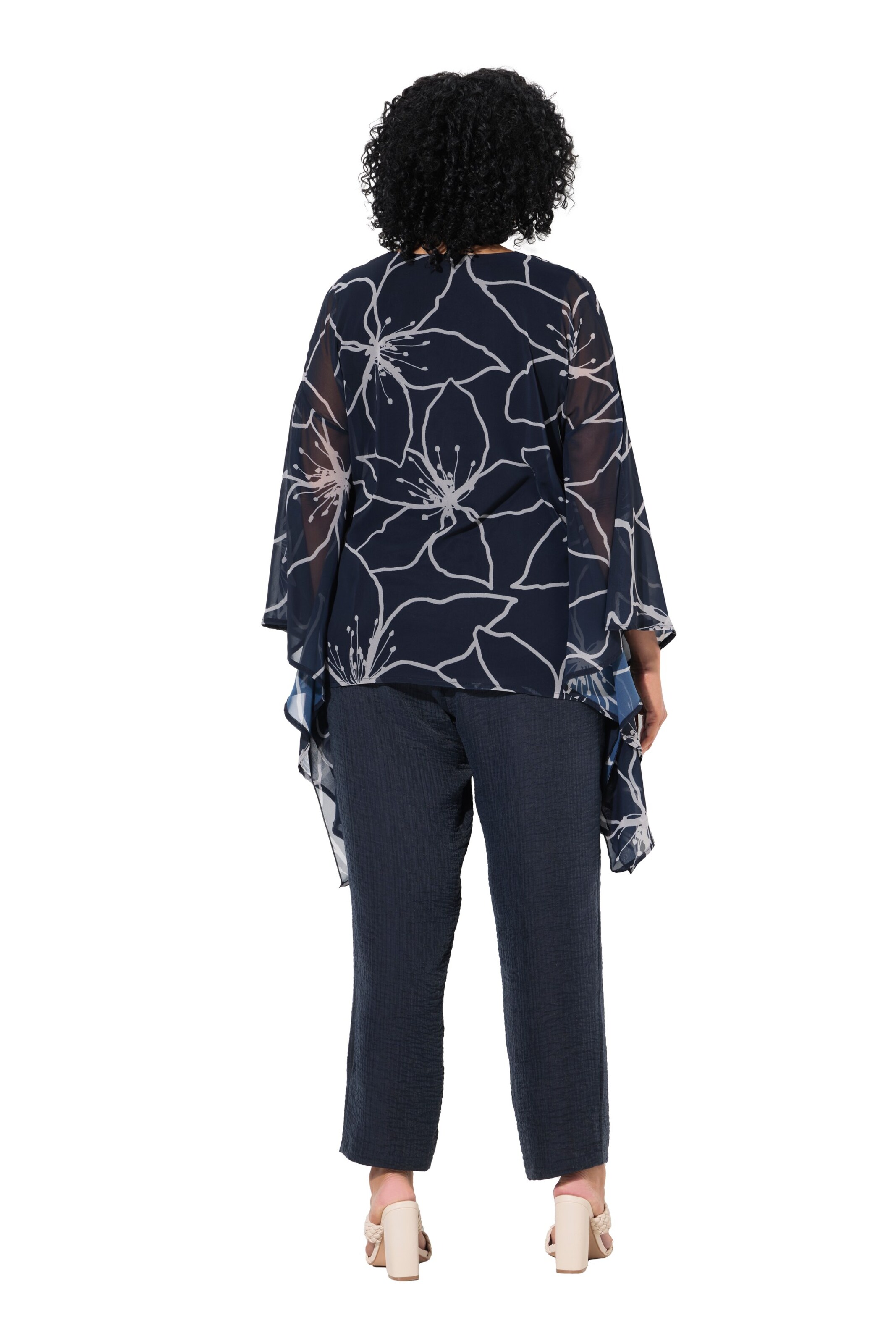 Ulla Popken Bluse in Blau