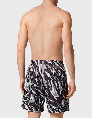 Plein Sport - Bermudas 'Tiger' en negro