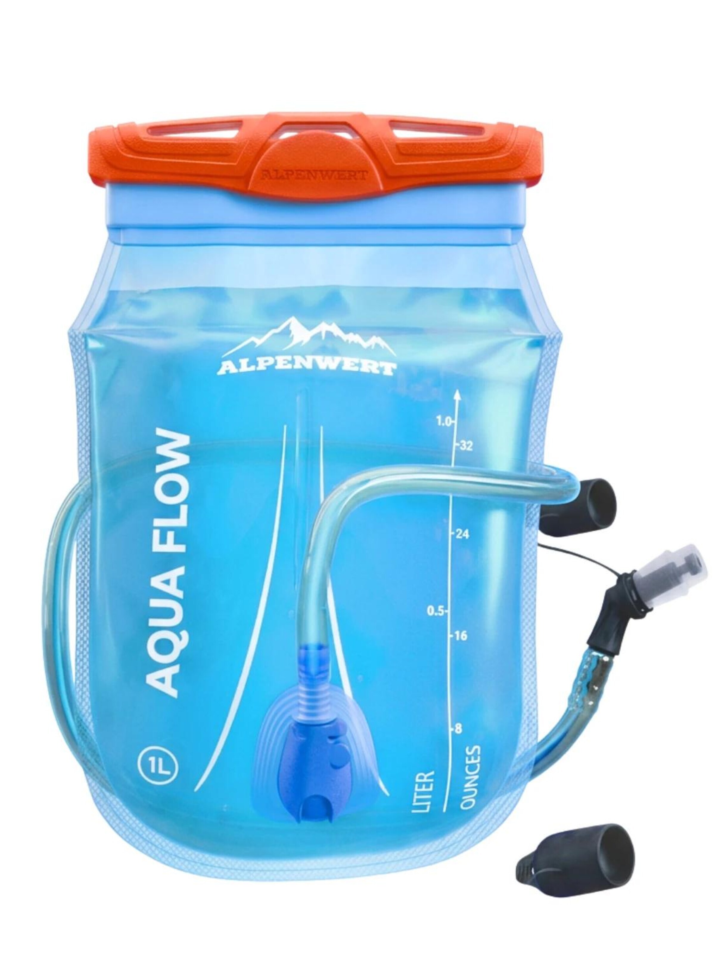 Alpenwert Drinking Bottle 'Trinkblase' in Transparent: front