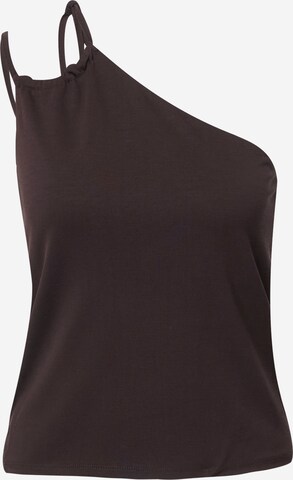 NU-IN Top in Brown: front