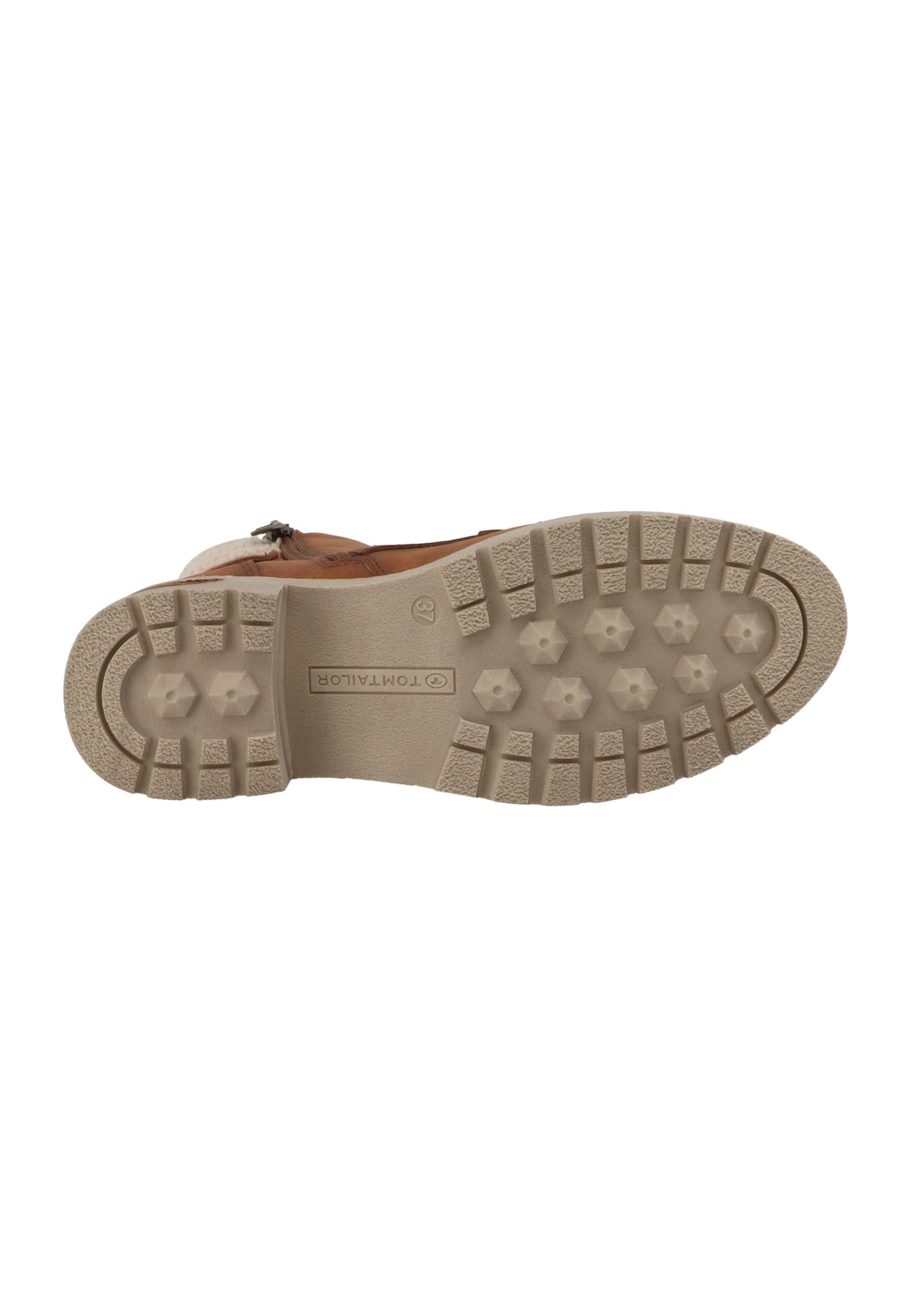 Stivaletto stringato di TOM TAILOR in rosso