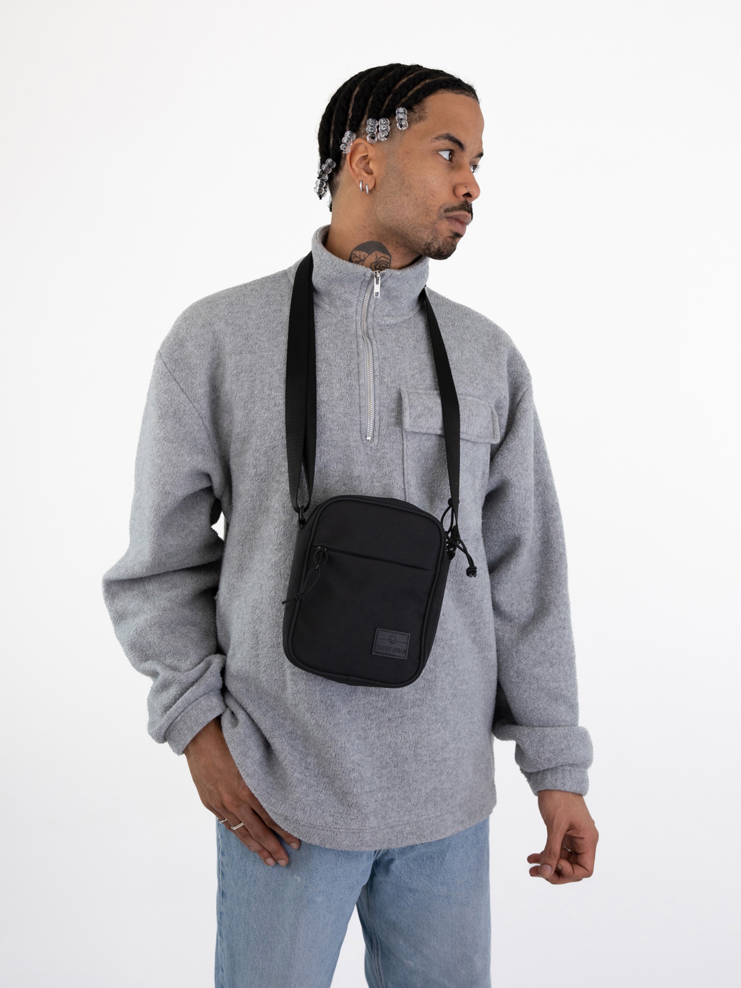 Johnny Urban Crossbody bag Luis in Black ABOUT YOU