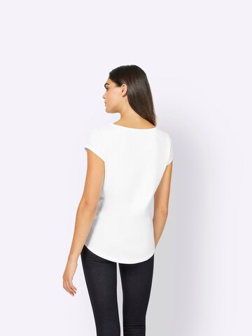 T-shirt heine en blanc