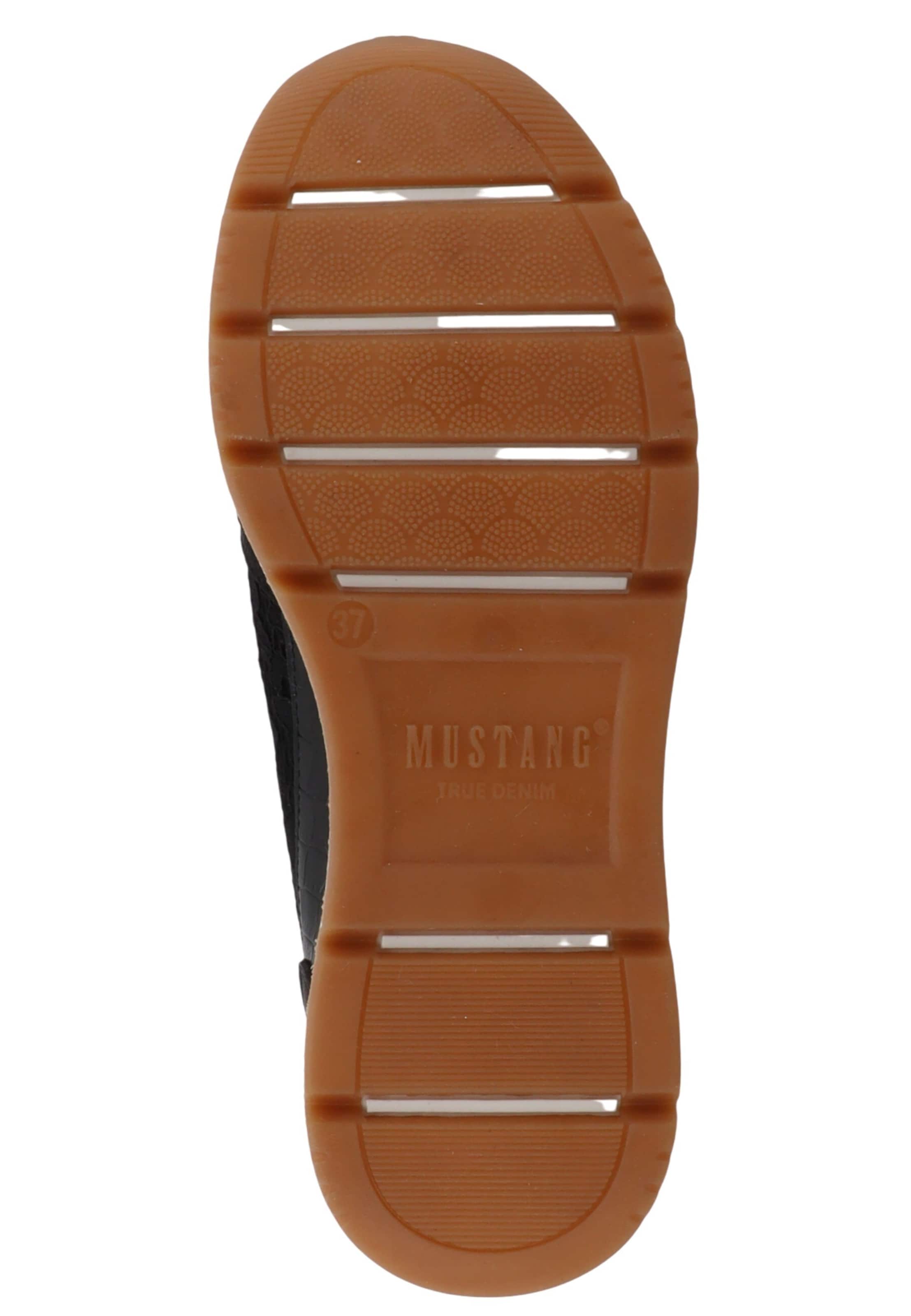 MUSTANGNiske tenisice - crna boja