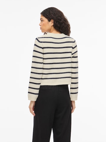 VILA Плетена жилетка 'VITrut' в бяло