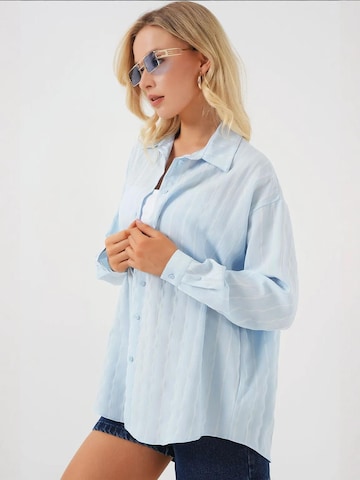 Bigdart Bluse in Blau