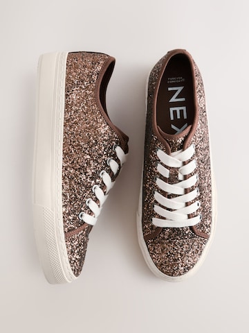 Next Rövid szárú sportcipők 'Forever Comfort®' - barna