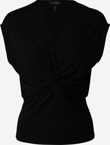 Tricou de la Lauren Ralph Lauren pe negru: față