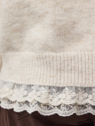 PIECES - Jersey 'PCVAKA' en beige