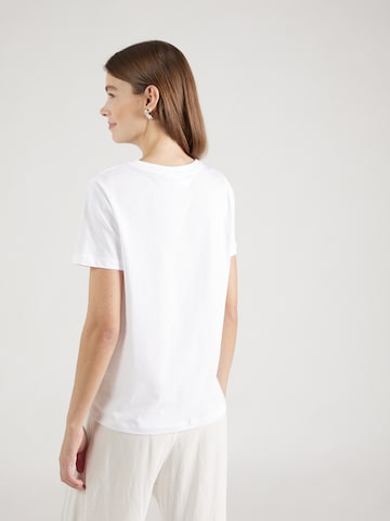 T-shirt comma casual identity en blanc