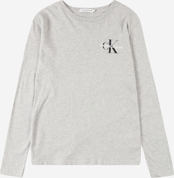 pelēks Calvin Klein Jeans T-Krekls: no priekšpuses