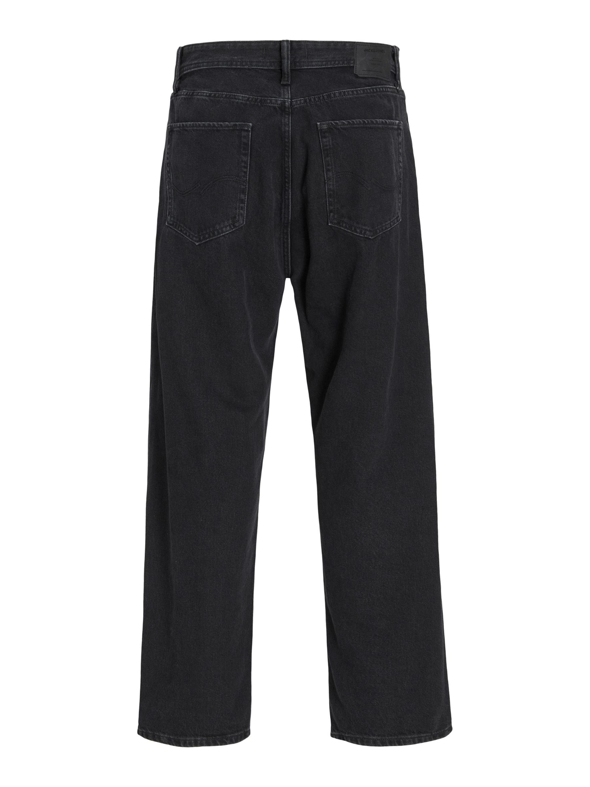 JACK & JONES Luźne Jeansy 'JJIAlex JJOriginal' w kolorze czarny