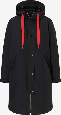 TIMEZONE Between-Seasons Coat in Black: front