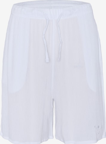 CHIEMSEE Pants ' mit luftig-leichter Qualität ' in White: front