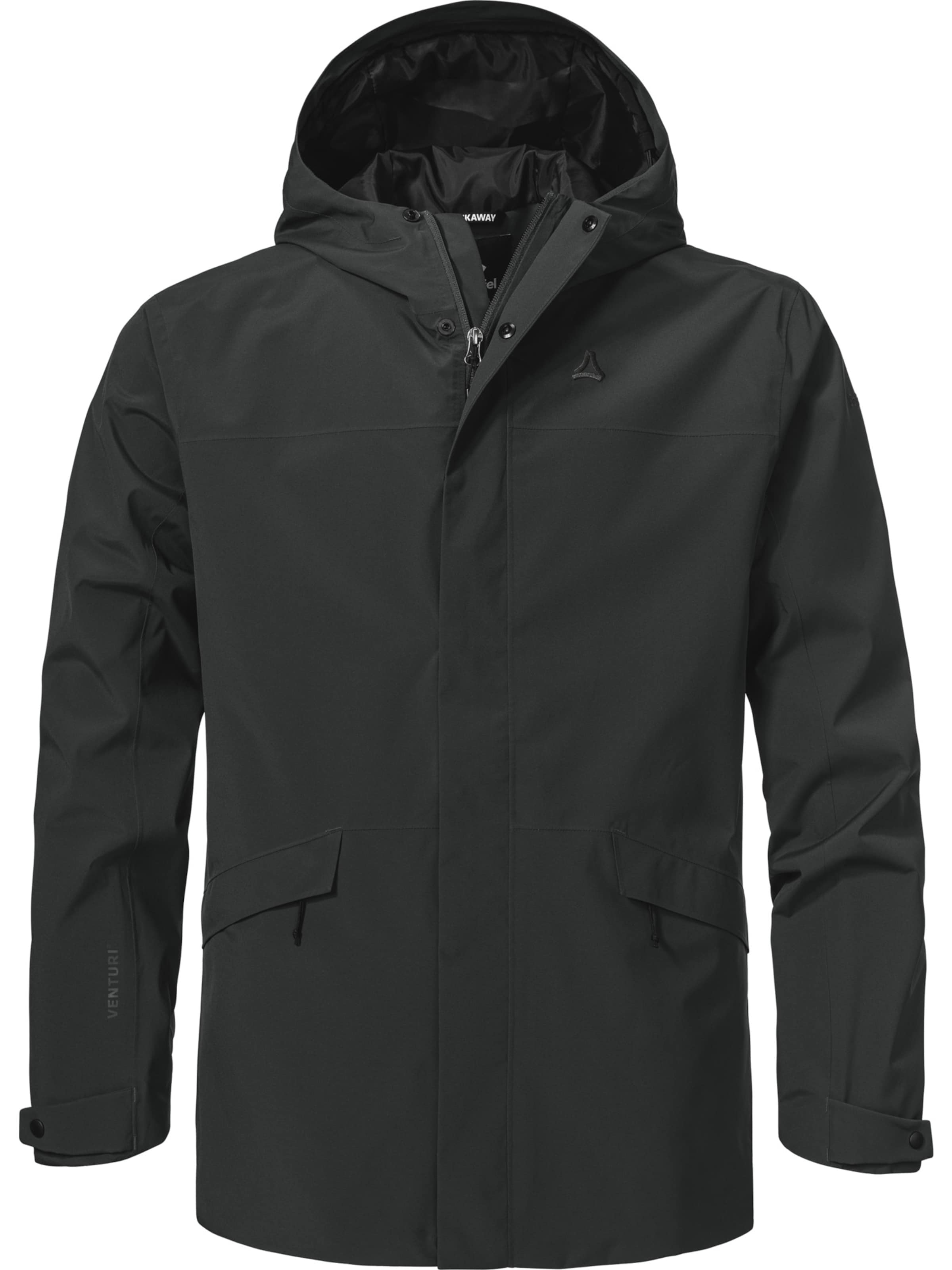 Veste outdoor 'Style Smue' Schöffel en noir : devant