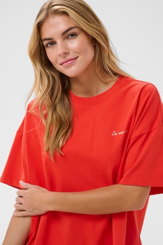 T-shirt 'Poppy' SAINT TROPEZ en rouge