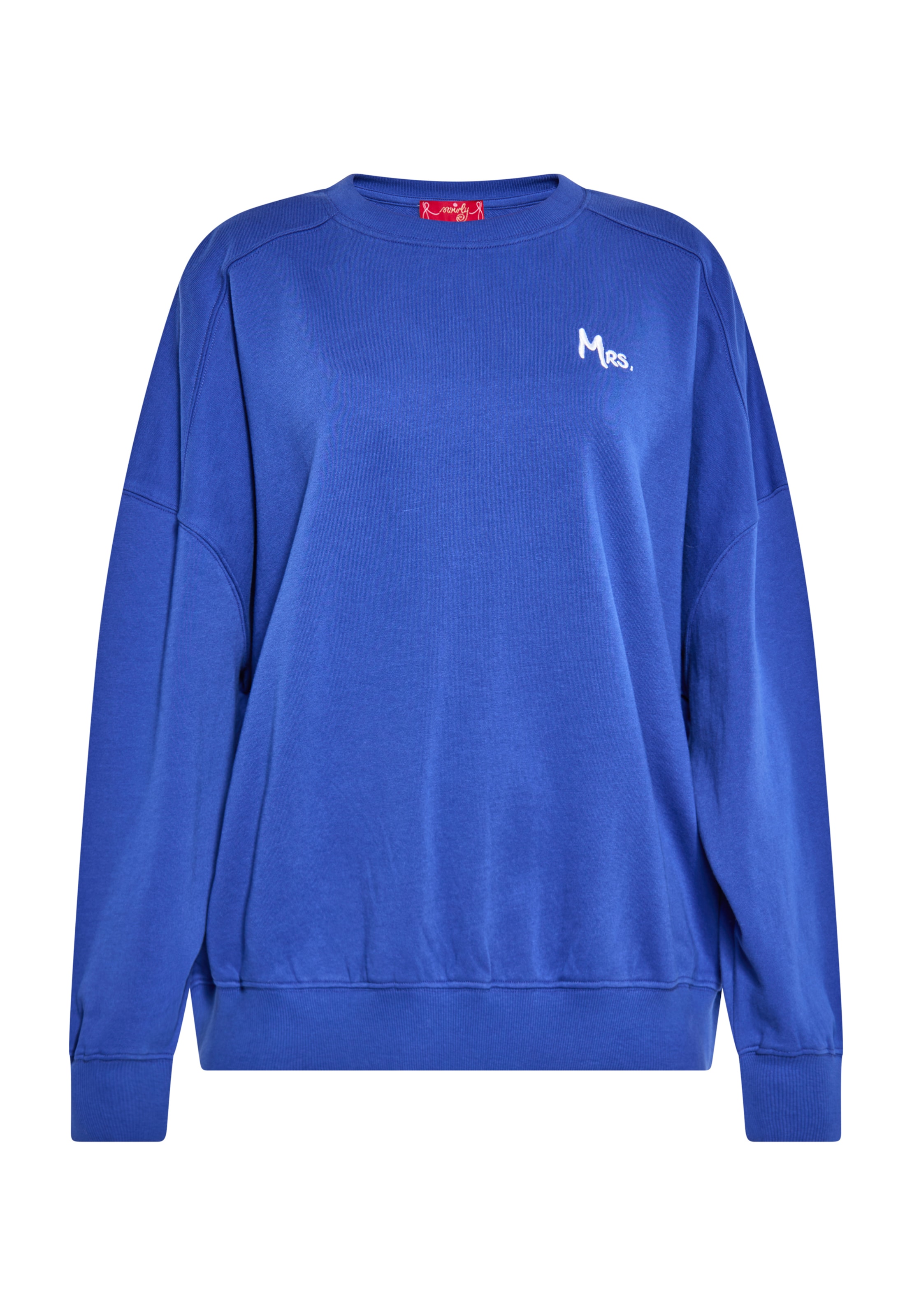 swirly Суичър в синьо: отпред