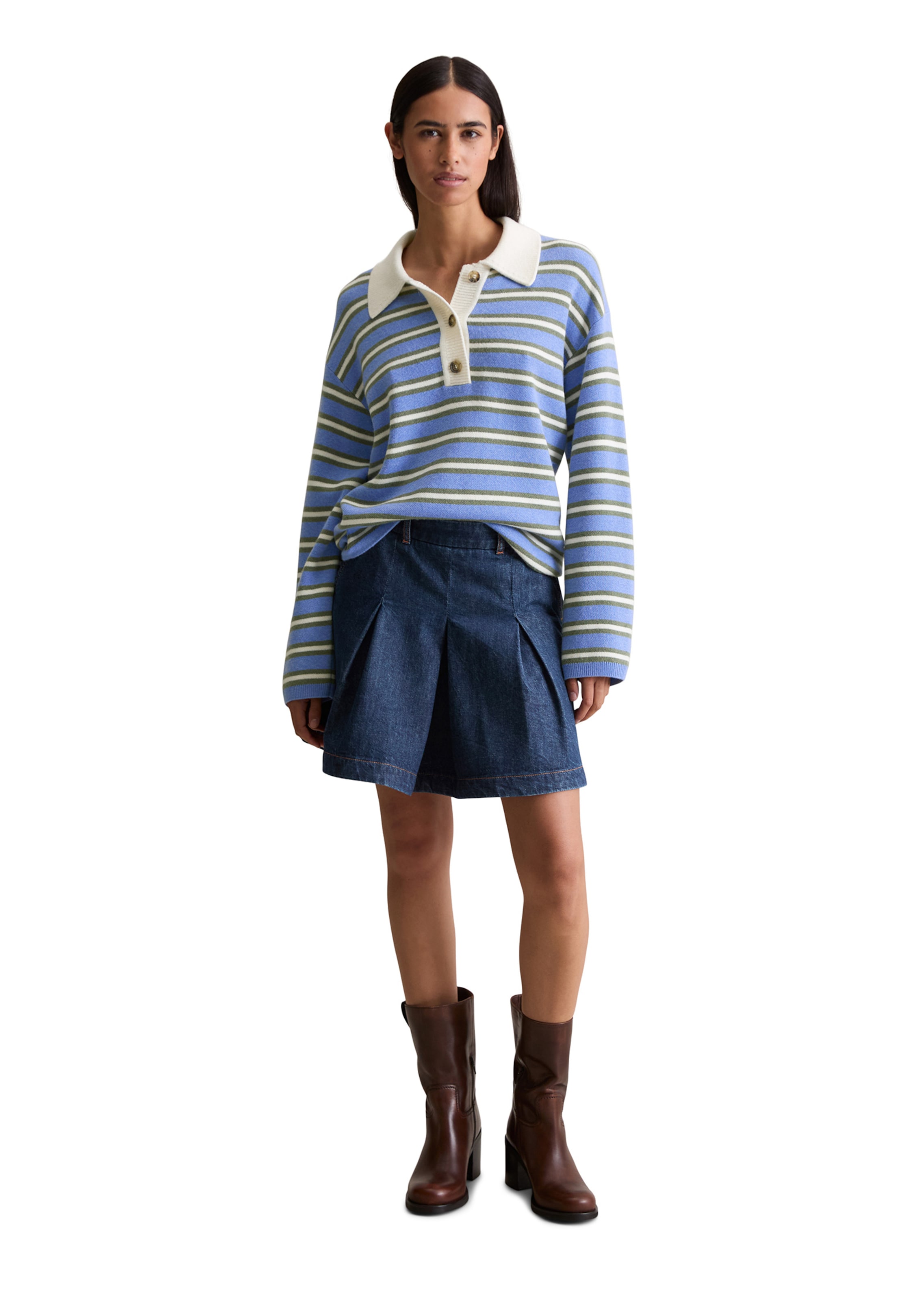 Marc O'Polo DENIM Skirt in Blue