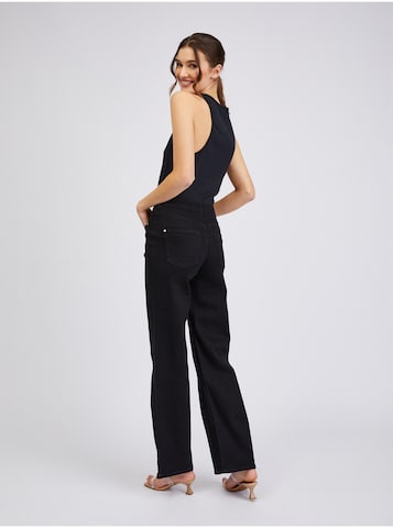 Orsay Wide Leg Jeans in Schwarz