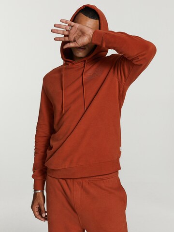 Sweat-shirt Shiwi en marron : devant