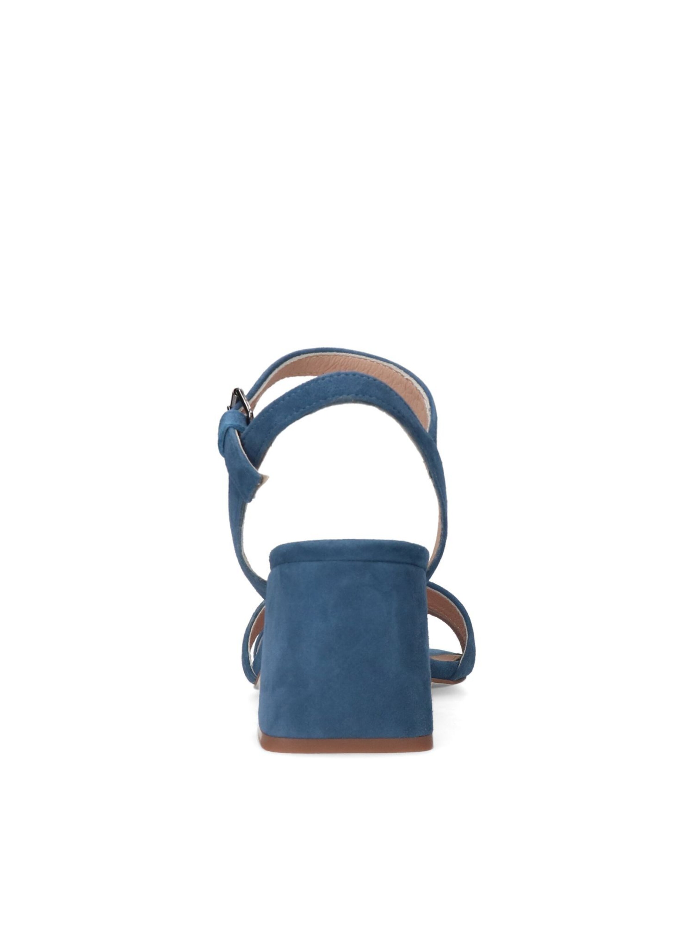 MANFIELD Riemensandale in Blau