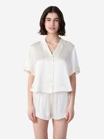 ETAM Schlafshirt in Weiß: Vorderseite