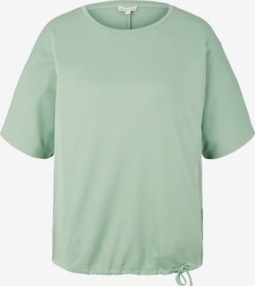 TOM TAILOR Majica | zelena barva: sprednja stran