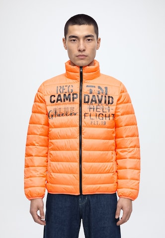 CAMP DAVID - Chaqueta de entretiempo en naranja: frente