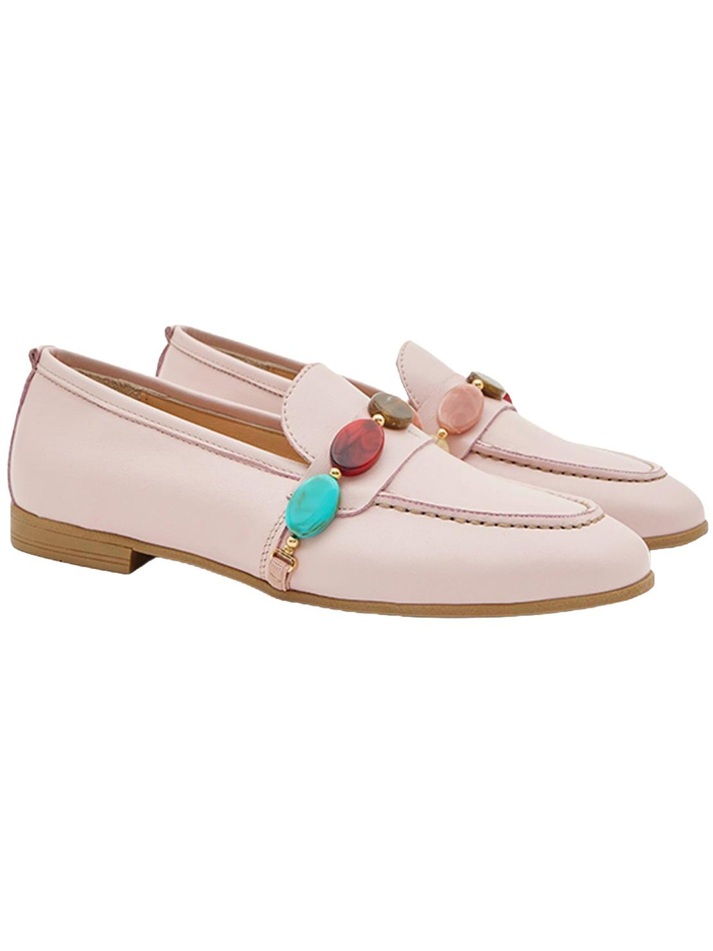 Desa Moccasin 'Loafer' in Pink: front