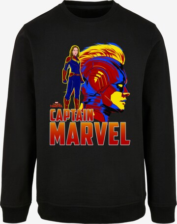 ABSOLUTE CULT Sweatshirt 'Captain Marvel' in Black: front
