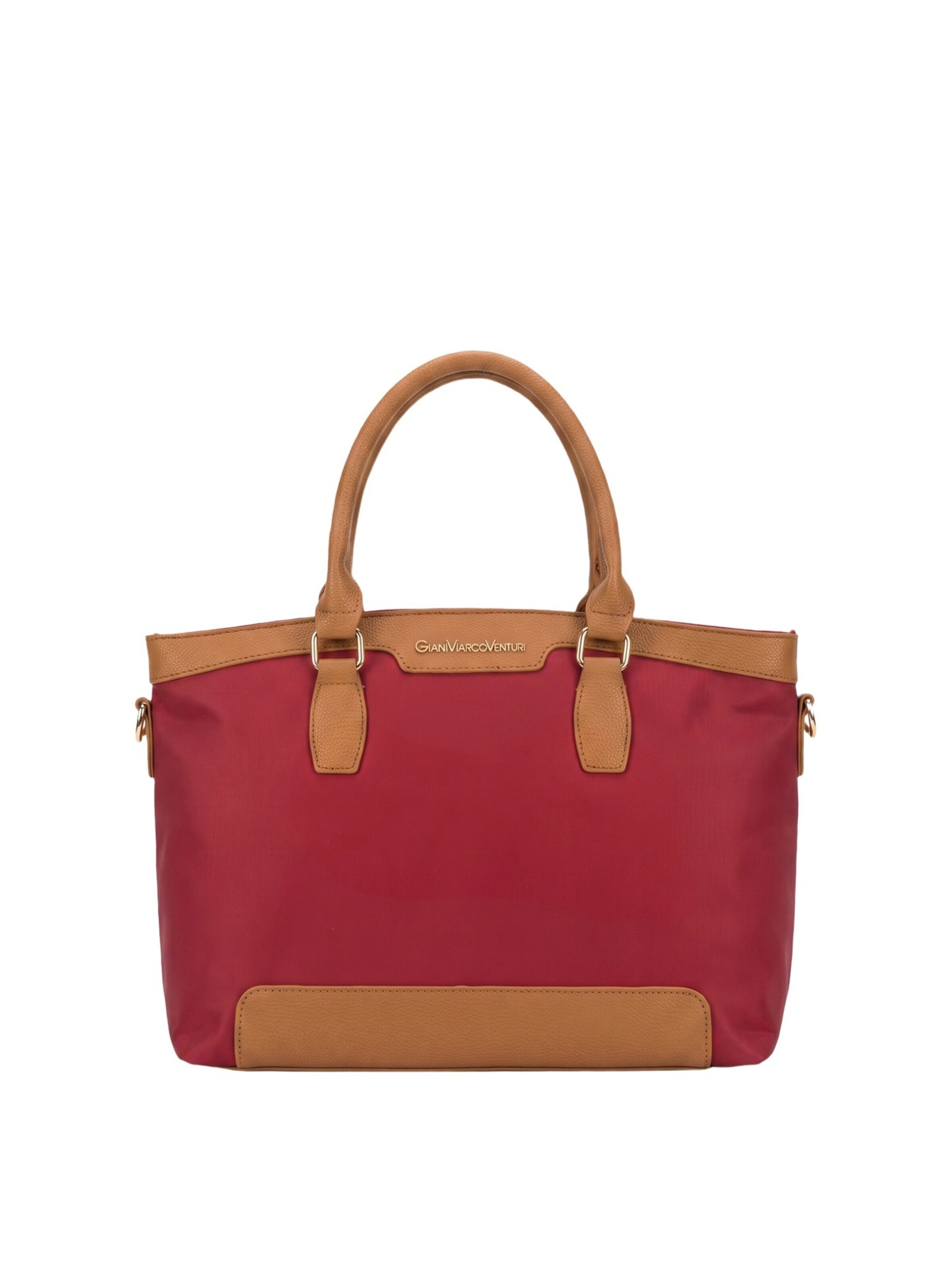 Borsa a spalla di GianMarco Venturi in rosso: frontale
