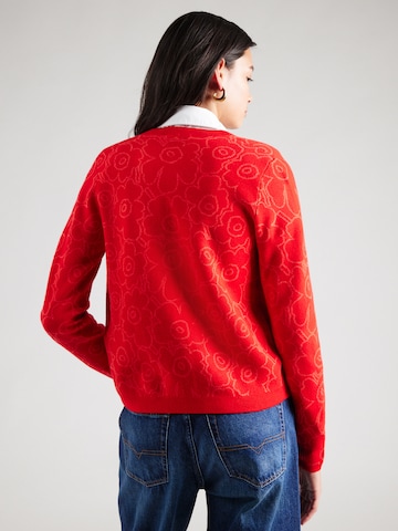 Marimekko - Casaco de malha em vermelho