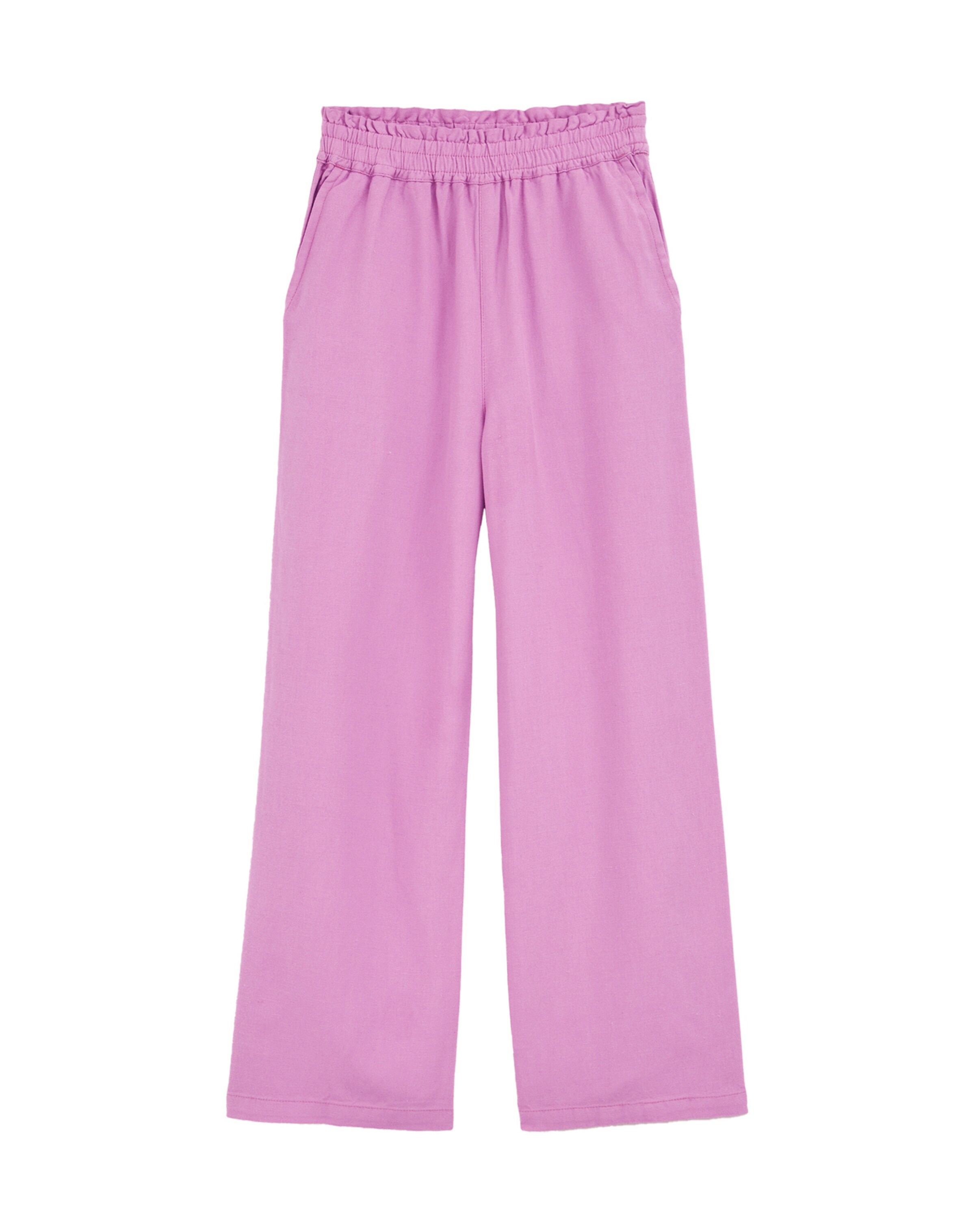 WE Fashion Štandardný strih Nohavice - Fialová: predná strana