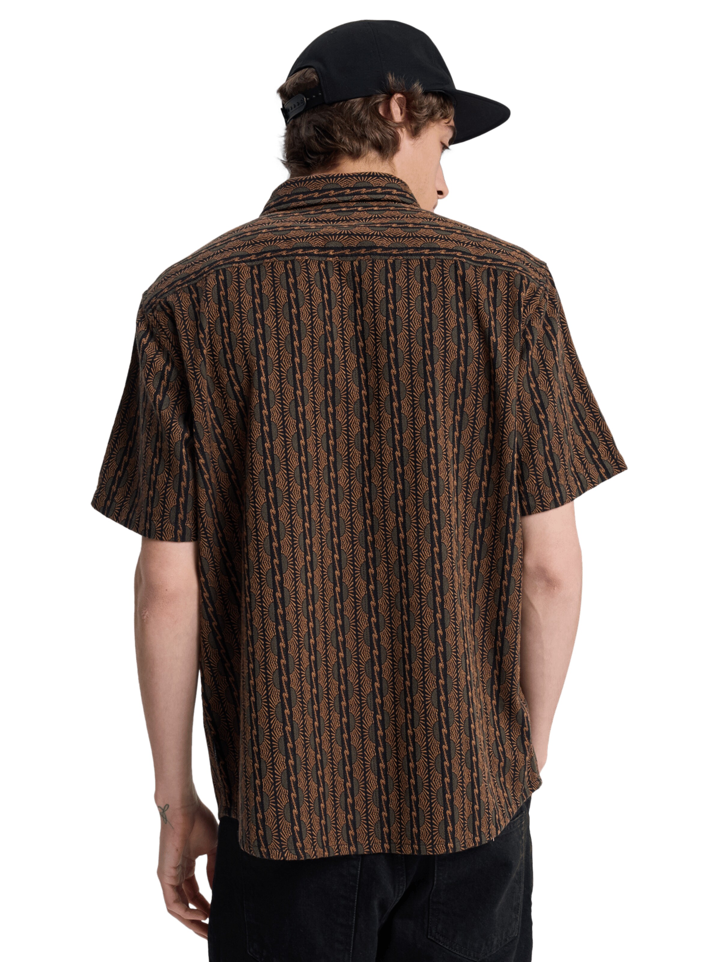 QUIKSILVER Regular fit Shirt 'Horizons' in Brown