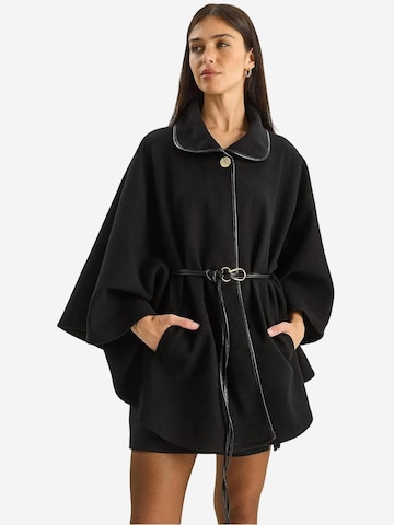 Bianco Lucci Tussenmantel in Zwart: voorkant