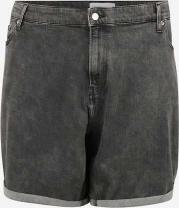 Calvin Klein Jeans Plus Regular Shorts in Schwarz: predná strana