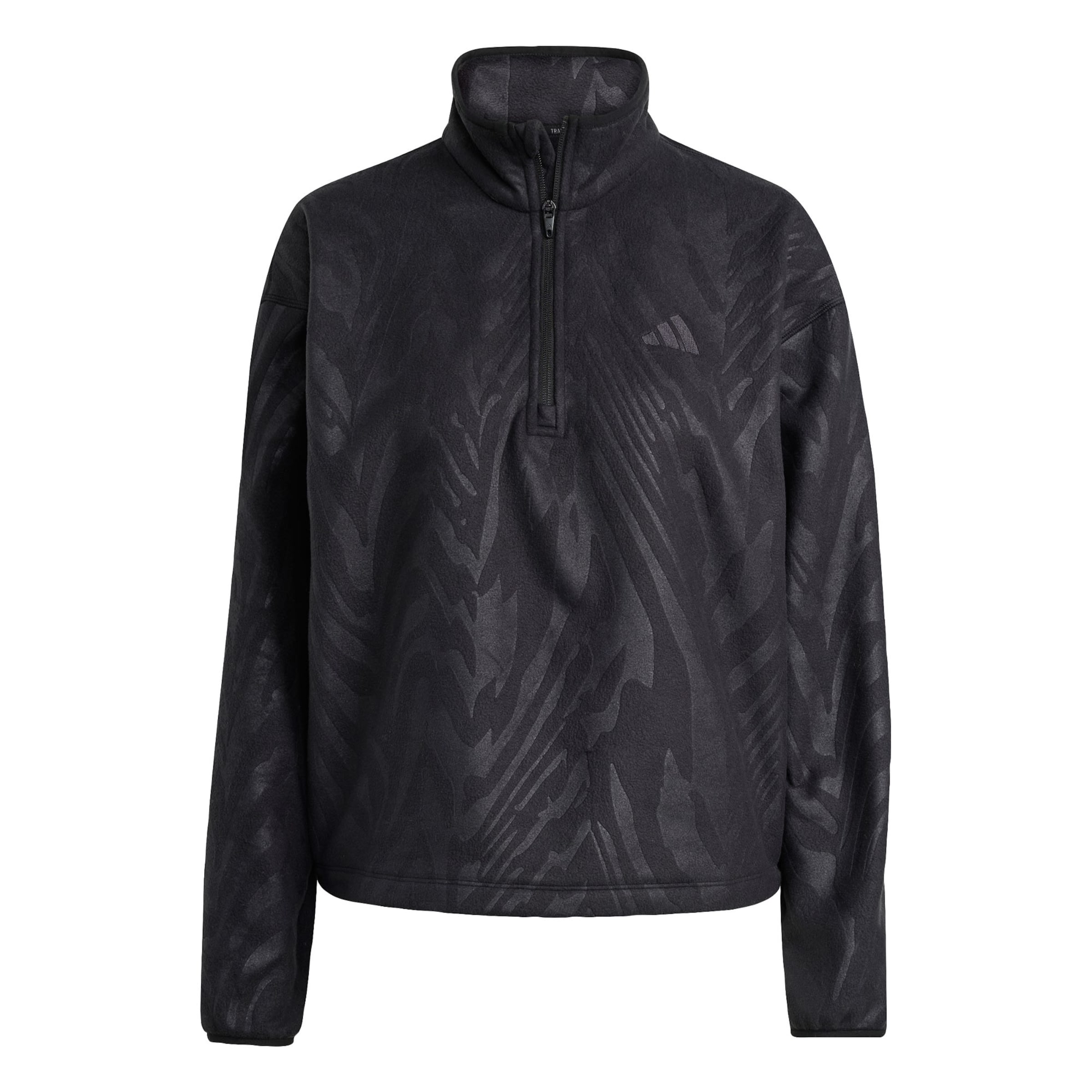 ADIDAS PERFORMANCE Sportpullover 'Aop' in Schwarz: Vorderseite