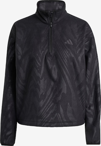 ADIDAS PERFORMANCE Sportpullover 'Aop' in Schwarz: Vorderseite
