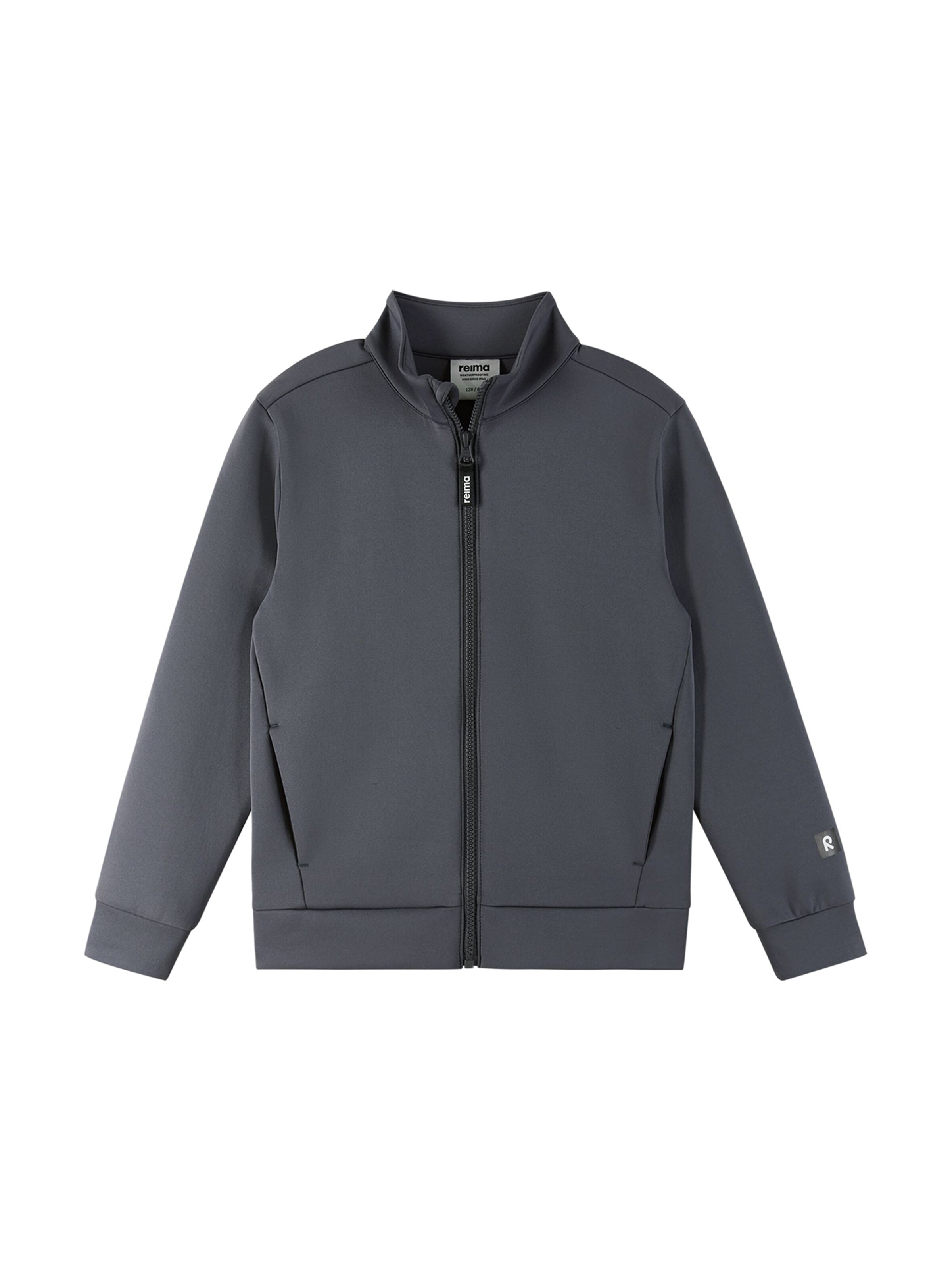 Reima Sweatjacke 'Letkee' in Grau: Vorderseite