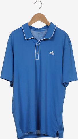 ADIDAS PERFORMANCE Poloshirt M in Blau: predná strana