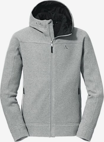 Schöffel Athletic Fleece Jacket 'Lakefield' in Grey: front