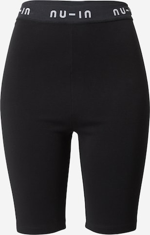 NU-IN Skinny Leggings in Black: front