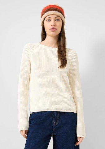 QS Trui in Beige: voorkant