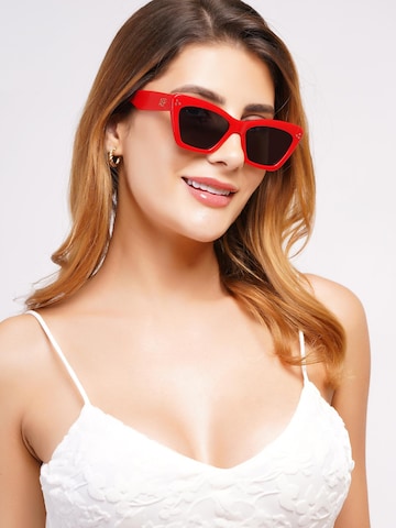 AVANT-GARDE PARIS Sunglasses 'Cat Eye Philothea' in Red