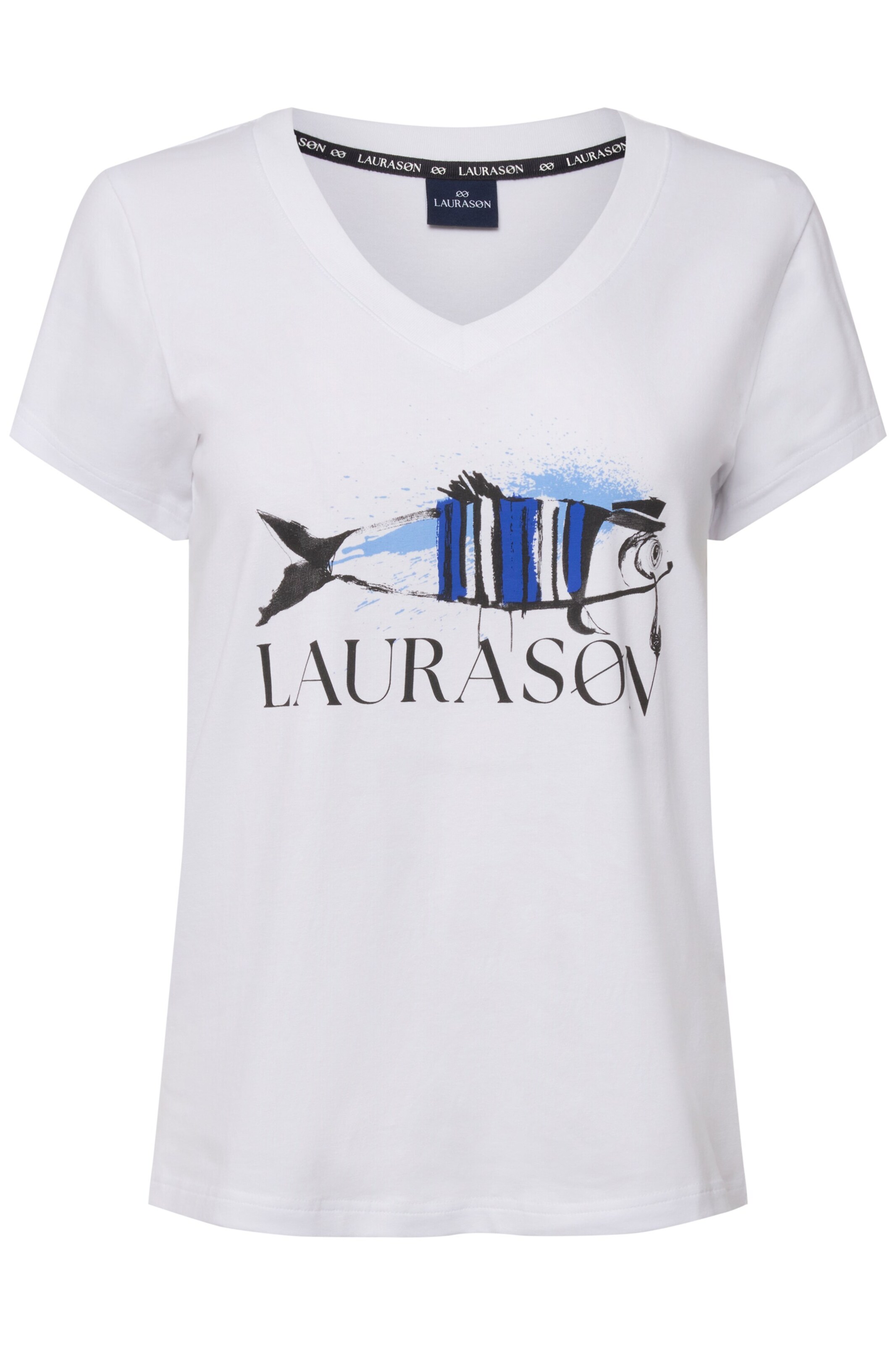 LAURASØN Shirt in White: front