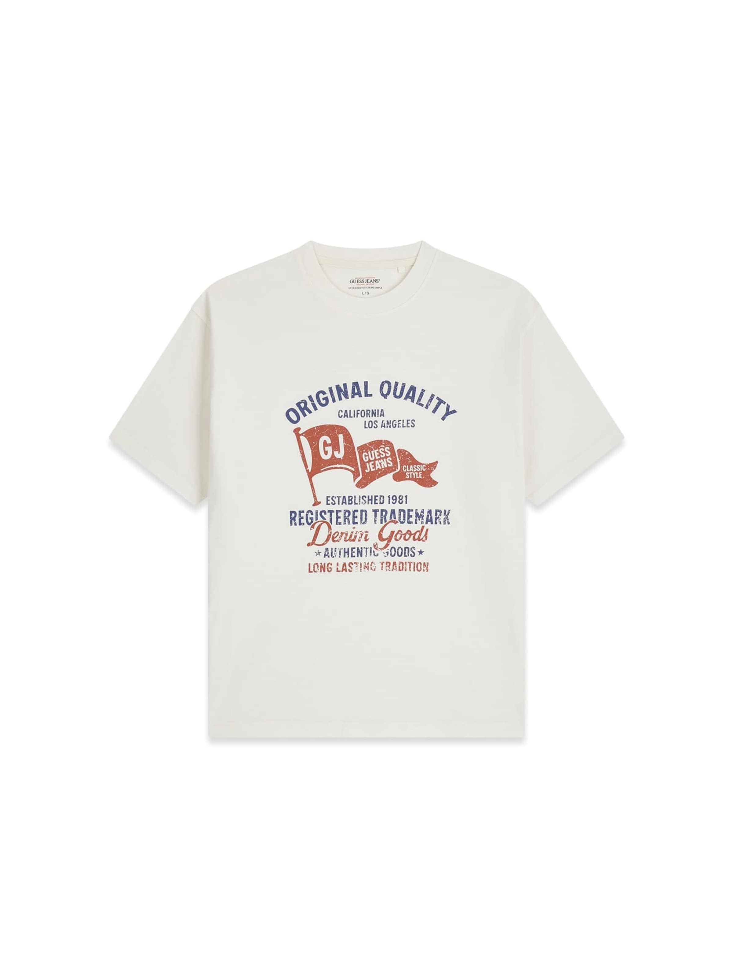GUESS JEANS Shirt in Wit: voorkant